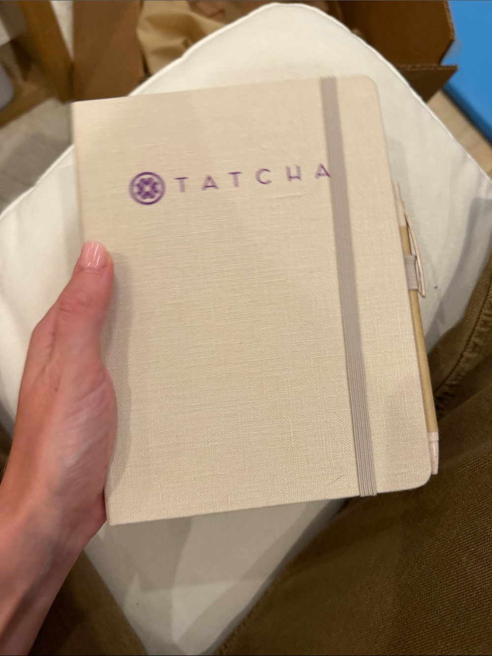 Tatcha notepad with pen!